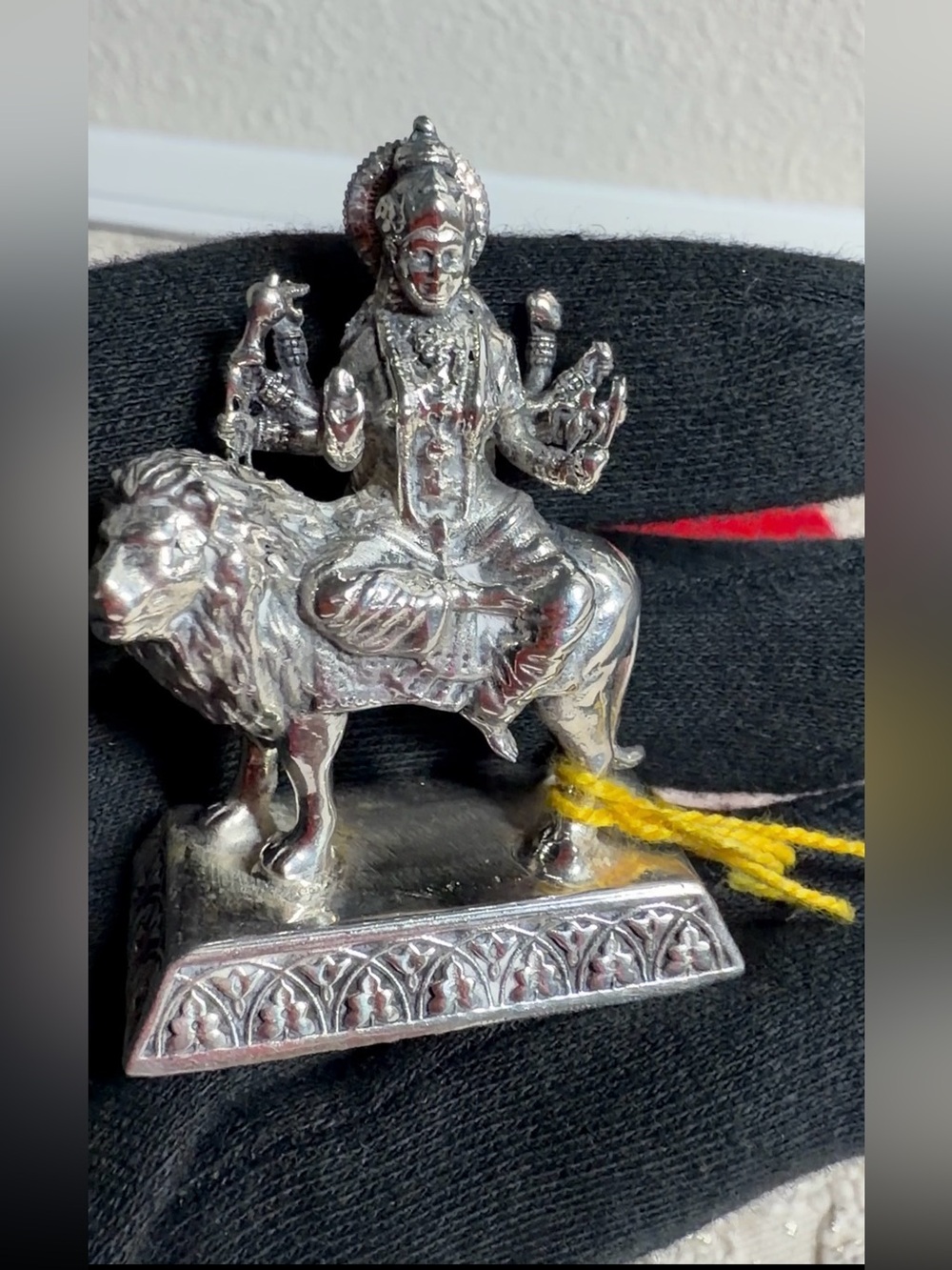 925 silver Hindu idol shera wali mata